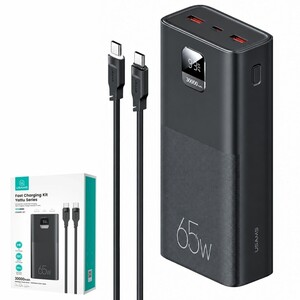 پاور بانک یوسامز USAMS مدل US-CD185 ظرفیت 30000 توان 65 وات با کابل
