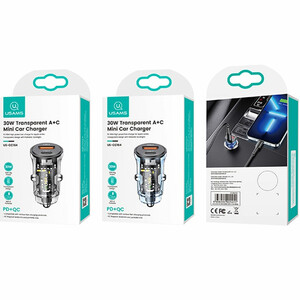 قیمت شارژر فندکی خودرو یوسامز مدل CC164 توان 30 وات