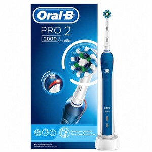 مسواک برقی اورال Oral-B بی سری Pro 2 مدل 2000 با کنترل فشار