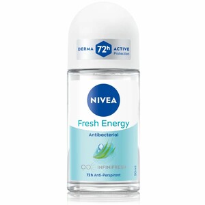 رول ضد تعریق زنانه نیوآ NIVEA مدل Fresh Energy 72H آنتی باکتریال 50ml