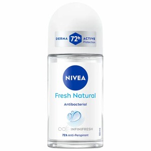 رول ضد تعریق زنانه نیوآ NIVEA مدل Fresh Natural 72H آنتی باکتریال 50ml