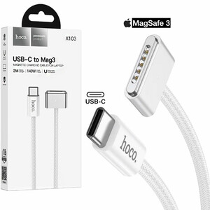 کابل شارژ مک بوک تایپ سی به Mag3 هوکو Hoco مدل X103 توان 140 وات