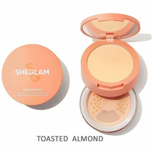 پودر تثبیت کننده آرایش شیگلم SHEGLAM اصل مدل Insta-Ready Duo Bisque