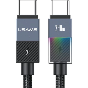 کابل دوسر تایپ سی یوسامز USAMS مدل SJ775 توان 240 وات 1.2 متر