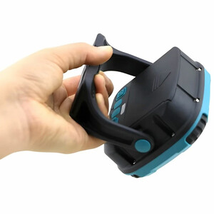 نمای جانبی چراغ کار شارژی W892-1