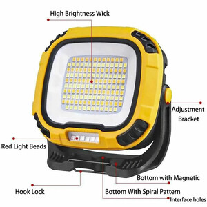پروژکتور شارژی اسمال سان Small Sun مدل W892-1 با نور COB