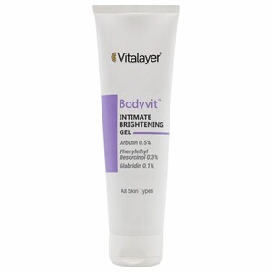 ژل روشن کننده نواحی حساس ویتالیر مدل Bodyvit مناسب انواع پوست 150ml