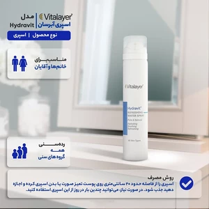 فروش اسپری آبرسان صورت و بدن ویتالیر