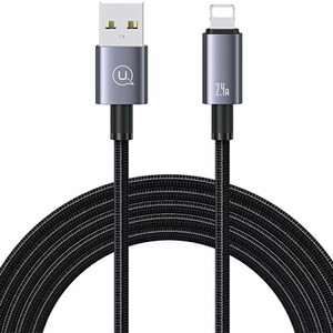 کابل لایتنینگ یوسامز USAMS مدل US-SJ669 جریات 2.4 آمپر 2 متر