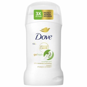 استیک ضد تعریق زنانه داو Dove مدل Go Fresh رایحه خیار محافظت 72 ساعته 50ml