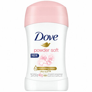 استیک ضد تعریق زنانه داو Dove مدل Powder Soft با محافظت 48 ساعته 40g