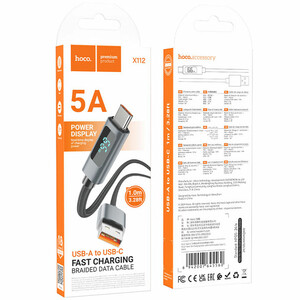 قیمت کابل شارژ هوکو USB به تایپ سی هوکو مدل X112