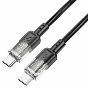 کابل دو سر تایپ سی هوکو Hoco مدل U129 توان 60 وات 1.2 متر
