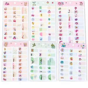 برچسب نام فانتزی کودکانه طرح کارتونی مدل Name Sticker