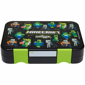 ظرف غذای کودک اسمیگل Smiggle مدل Minecraft با چهار بخش جداگانه
