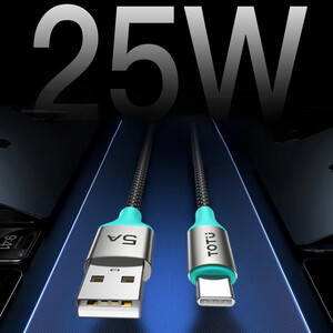 خرید کابل شارژ تایپ سی توتو مدل CB-21-T توان 25 وات