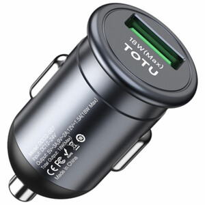 شارژر فندکی توتو TOTUمدل DCCQ-007 توان 18 وات یو اس بی
