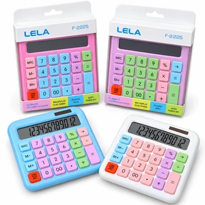 ماشین حساب رومیزی لِلا LELA مدل F-2225 دوازده رقمی