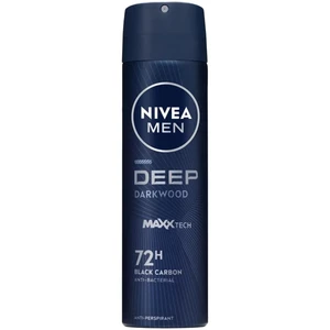 اسپری ضد تعریق مردانه نیوآ NIVEA مدل DEEP Darkwood ماندگاری 72 ساعته 150ml
