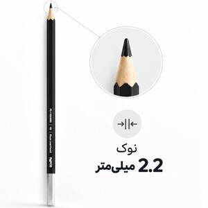 مداد مشکی پاپکو 2.2 میلی متر