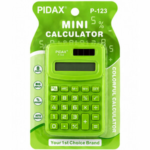نمای جلوی ماشین حساب PIDAX P-123