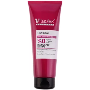 نرم کننده مو ویتاپلکس vitaplex مدل Curl Care مناسب موهای فر 250ml