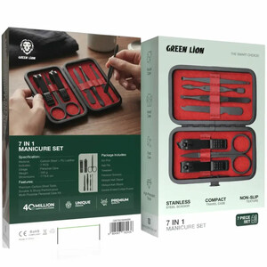 قیمت ست مانیکور گرین لاین Green Lion مدل GN7IN1MANBK هفت کاره