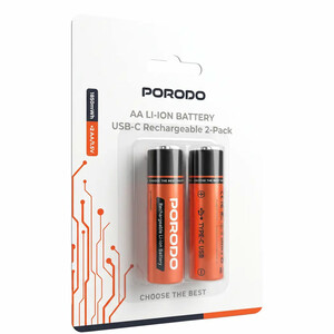 باتری AA شارژی Porodo دو عددی