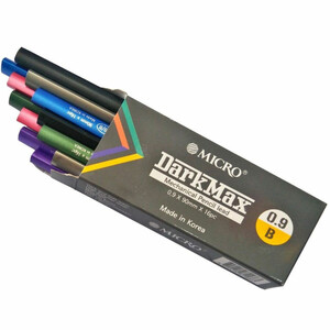 نوک اتود 0.9 میکرو MICRO مدل DarkMax با کیفیت HB یک عددی
