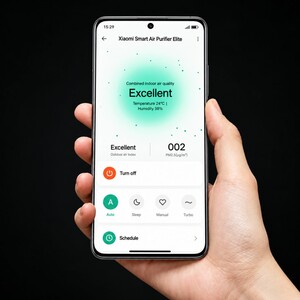 اپلیکیشن دستگاه تصفیه هوای هوشمند شیائومی