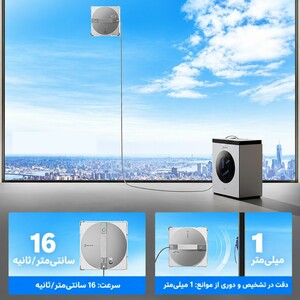 عملکرد ربات شیشه پاک کن اکووکس