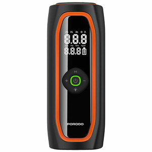 پمپ باد شارژی خودرو پورودو Porodo مدل PDGA08BK توان 120 وات