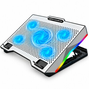 پایه خنک کننده لپ تاپ گیمینگ گیوکول GiveCool مدل S605 سایز 17 اینچ با 5 فن