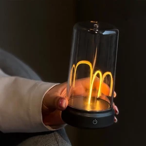 خرید چراغ رومیزی دکوراتیو LED نخی مغناطیسی شارژی با کنترل لمسی