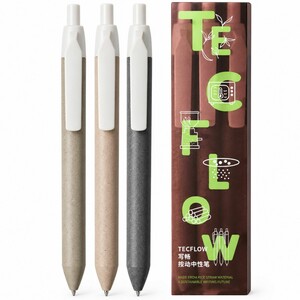 خودکار مشکی ژله ای کاکو KACO مدل TECFLOW KG01 نوک 0.5 میلی متر پک 3 عددی
