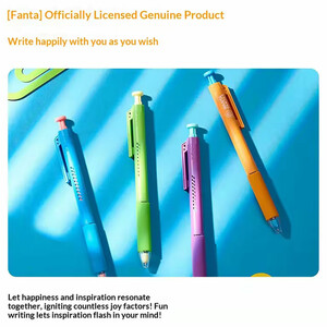 خودکار مشکی ژله ای کاکو KACO مدل POPUP Fanta نوک 0.5 میلی متر