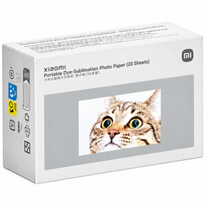 کاغذ چاپ عکس سابلیمیشن شیائومی Xiaomi مدل KDXZRSHHT20S تعداد 20 عددی