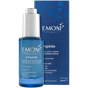 سرم ضد چروک و روشن کننده پوست صورت و گردن امونی مدل 5-Peptide مناسب انواع پوست 40ml