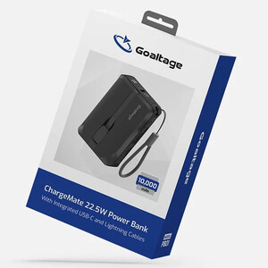 جعبه پاوربانک Goaltage PB01 مشکی با کابل های داخلی