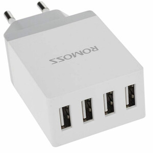 چهار درگاه USB شارژر دیواری روموس AC14P-E
