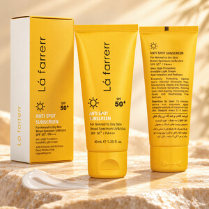 کرم ضد آفتاب و ضد لک بی رنگ لافارر SPF50