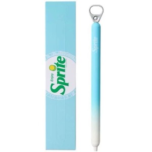 خودکار مشکی ژله ای کاکو KACO مدل K1062 POPUP نوک 0.5 میلی متری طرح نوشابه