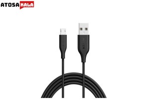 کابل تبدیل USB به microUSB انکر مدل A8133 PowerLine طول 1.8 متر