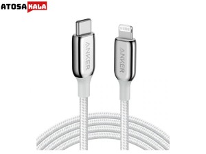 کابل تبدیل USB-c به لایتنینگ انکر مدل A 8843 طول 1.8 متر