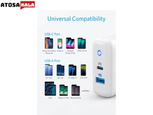 شارژر دیواری انکر مدل POWERPORT PDplus2 33W A2626LD1