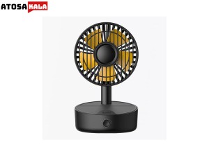 شارژر وایرلس سریع و پنکه رومیزی بیسوس Baseus Hermit desktop wireless charger with oscillating fan