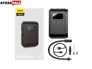 پمپ باد لاستیک خودرو بیسوس Baseus CRCQB03-01 Dynamic Eye Inflator Pump