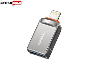 مبدل اوتی‌جی آیفون یواس‌بی به لایتنینگ مک‌دودو MCDODO OTG USB-A 3.0 To Lightning Mini OTG Adapter OT-8600