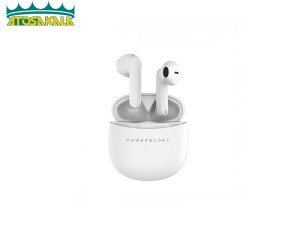 هندزفری بلوتوث دوگوش پاورولوژی Powerology Stereo Buds Pluse PWLAU001