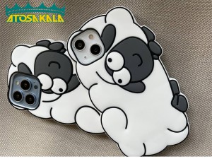 قاب گوشی اپل iPhone 13  مدل بره ناقلا سیلیکونی